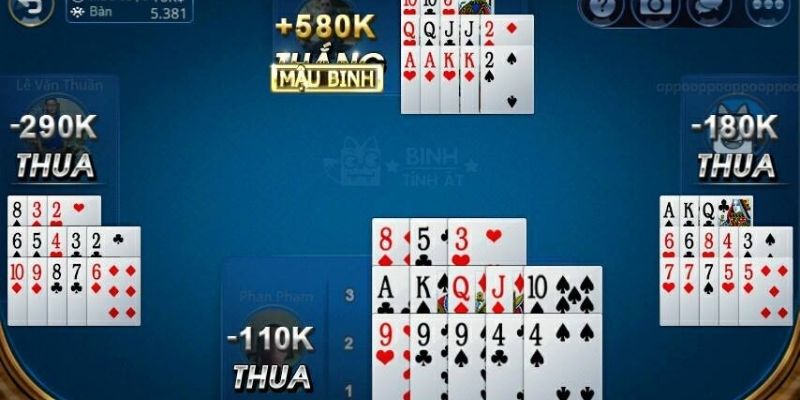 Chiến lược giúp anh em cược thủ chơi game bài mậu binh thắng siêu dậm